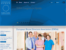 Tablet Screenshot of enda-europe.com